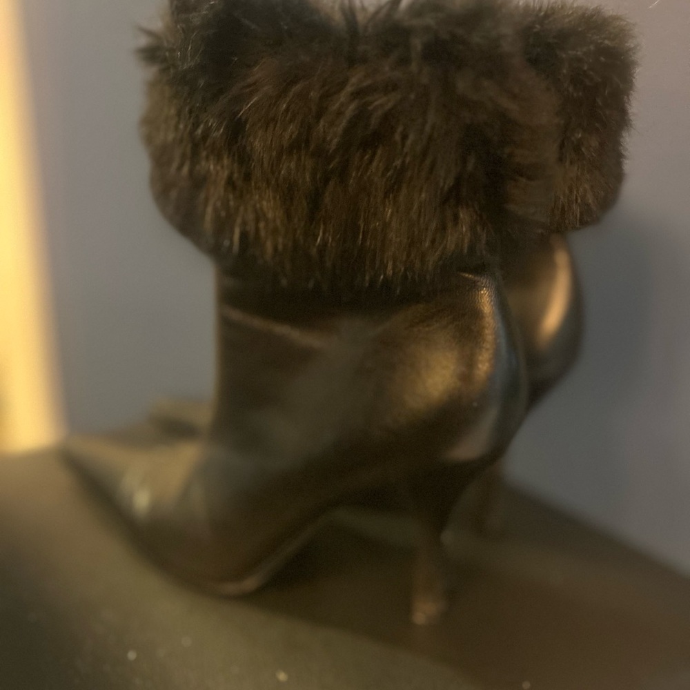 Fur bootie
